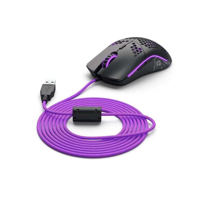 

Glorious PC Gaming Race Ascended Cable V2 Purple Reign Model O/O-/D/D- Ascended Cord Replacement Kit for G-ASC-PURPLE MS616