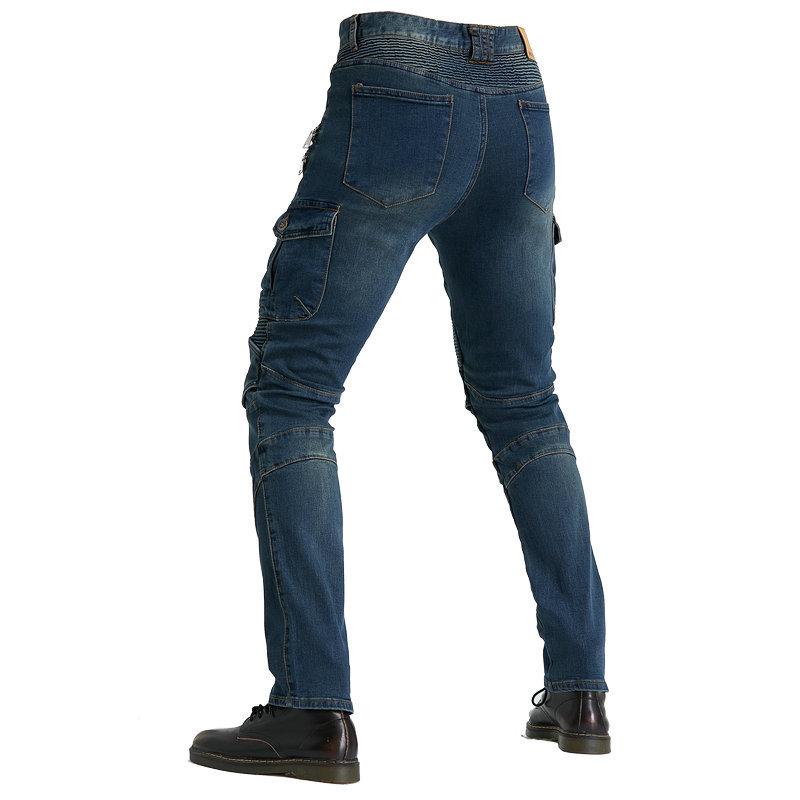 Factory Direct Sales 07 Motorcycle Riding Jeans Men's Straight Loose Motorcycle Anti-fall Off-road Pants Protective Gear