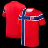Heißverkauf NORWEGEN Mode Fußball Gedenk-T-Shirt für den täglichen Gebrauch Outdoor Kinder und Erwachsene Training und Spieltrikot