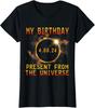 Solar Eclipse 2024 Birthday Present 4.8.24 Universe Ladies' Crewneck T-Shirt Unisex T-Shirt