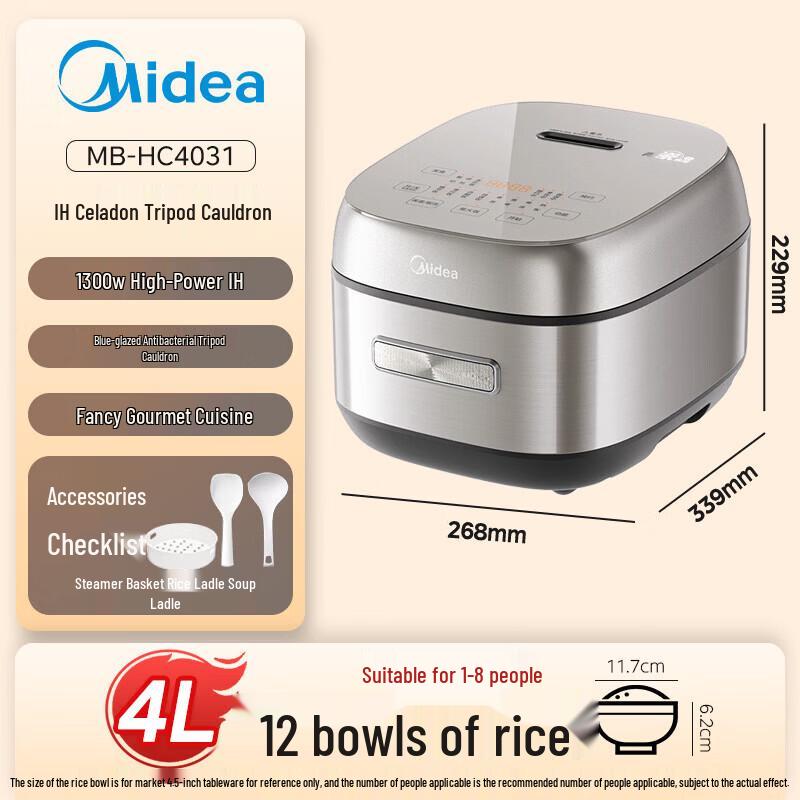 

Midea IH Rice Cooker with Celadon Inner Pot