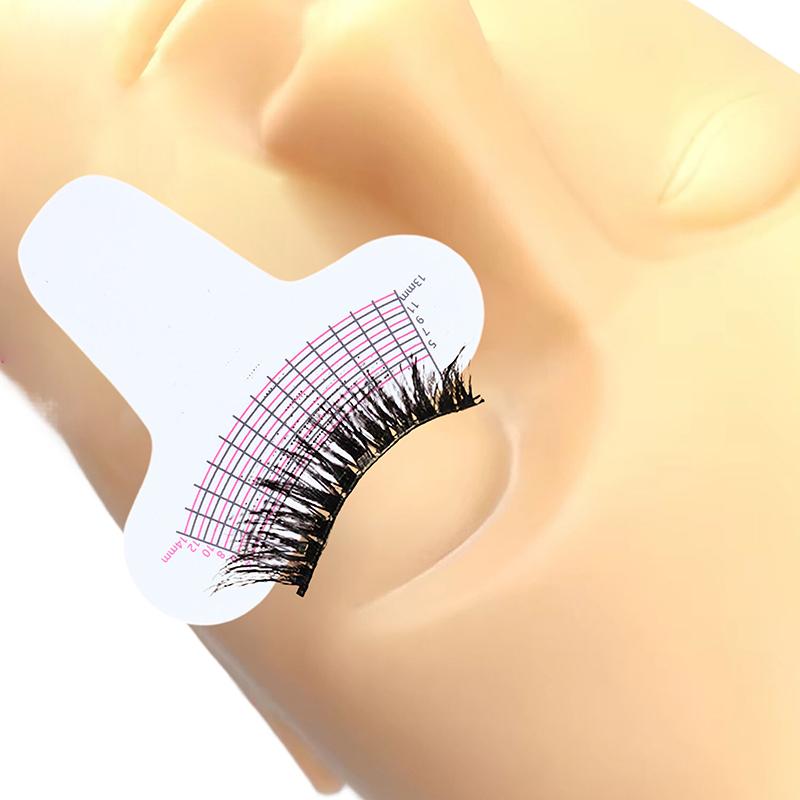 10 sztuk Miarka do długości rzęs Przenośna miękka plastikowa linijka do brwi Narzędzie do makijażu Akcesorium do przedłużania rzęs