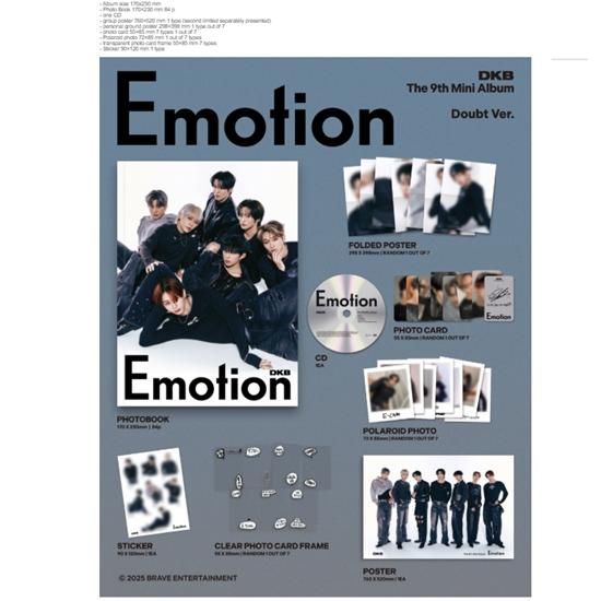 DKB - 9:e minialbum [Emotion] Doubt ver.- Släpps 2025-10-23