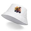 Bucket Hat With Dinosaur Monster Trunk Print , Fisherman Hat Summer Trendy Foldable Beach Cap