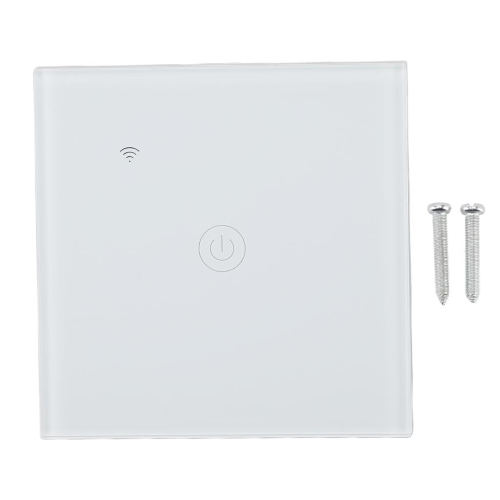 WiFi Smart Wall Light Switch Glass Panel Bluetooth Voice Control Smart Touch Switch for Tuya Home 100 To 240V 86 Type