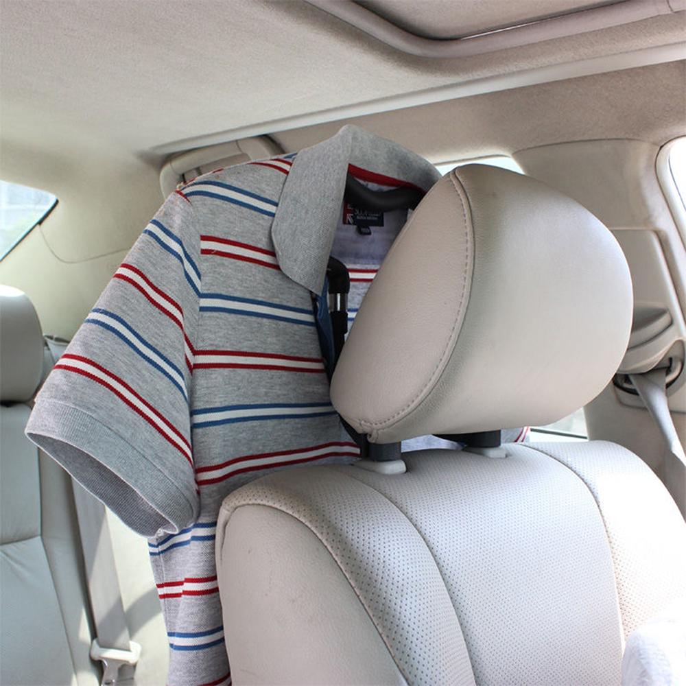 thumbnail image 2 of Car Headrest Retractable Hanger - Stainless Steel Coat Hook For Car Seat, Holds Suits, Jackets 2 of 13