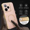 For Realme GT 7 5G Phone Case Carbon Fiber Textured Electroplated TPU Back Cover