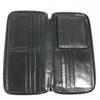 PRADA 2M1264 Skull skull Long wallet Zip Around Long Wallet Leather Black