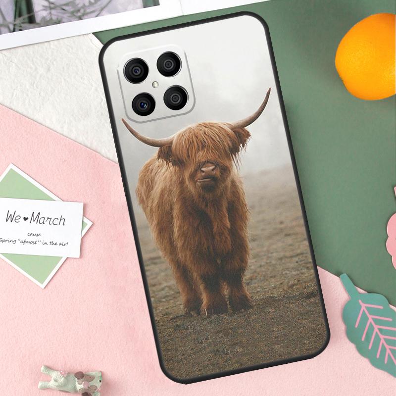 Highland Cows Case For Honor 200 Lite 50 70 90 X9b X9a X8b X8a X8 X9 X9c Honor Magic 7 Pro 5 6 Lite Cover