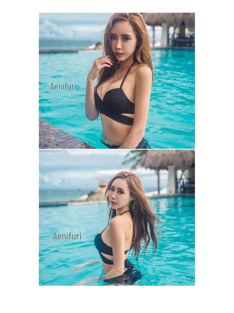 Korea Classic Solid Color Push-up Underwire Bikini Swimsuit - Versatile, Sexy and Slimming for Any Chest Size