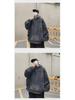 2023 Retro Washed Denim Hoodie Jacket - Unisex High Street Style