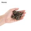 7 Pcs Yellow Bone Metal Dice Hollow Metal Polyhedral Dice Set Suitable for Role-Playing RPG  Board Game Card Game