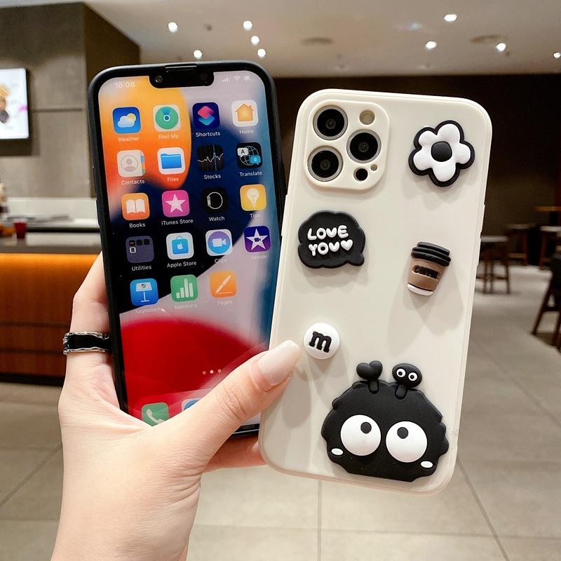 For Samsung Galaxy S8, S9, S10, S20, S21, S22, S23 FE Plus 8, 9, 10, 20 Ultra Cute 3D Cartoon Anime Silicone Cover