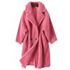 Imitation Fur Granular Imitation Wool Coat Long Coat Teddy Bear Imitation Fur Long Coat