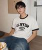 ULIFEZIP 1995 Name Arch Oversized Ringer Short Sleeve T-Shirt 4 Colors [Ulze_3004]
