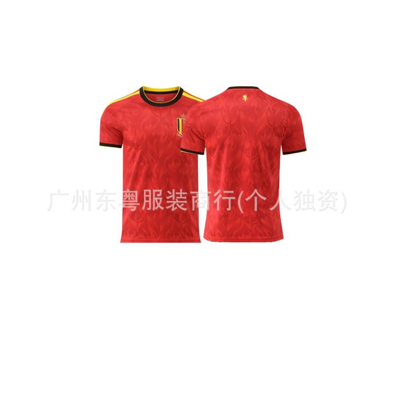 New Bar West Argentina Portugal Teeth France Belgium Jersey Adult Football Suit Club Short Sleeve T-Shirt