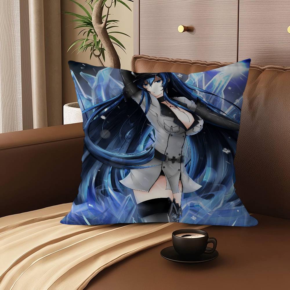 E-Esdeath Cartoon Animation Personalisiertes Kissen Staubschutz Schlafzimmer Kinder Party Dekoration Kissenbezug Geburtstag Kinder Geschenk