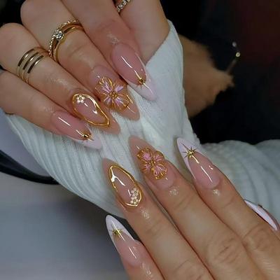 Uñas postizas de bailarina desmontables, uñas postizas para usar, uñas de ojo de gato, herramienta de manicura, uñas postizas.