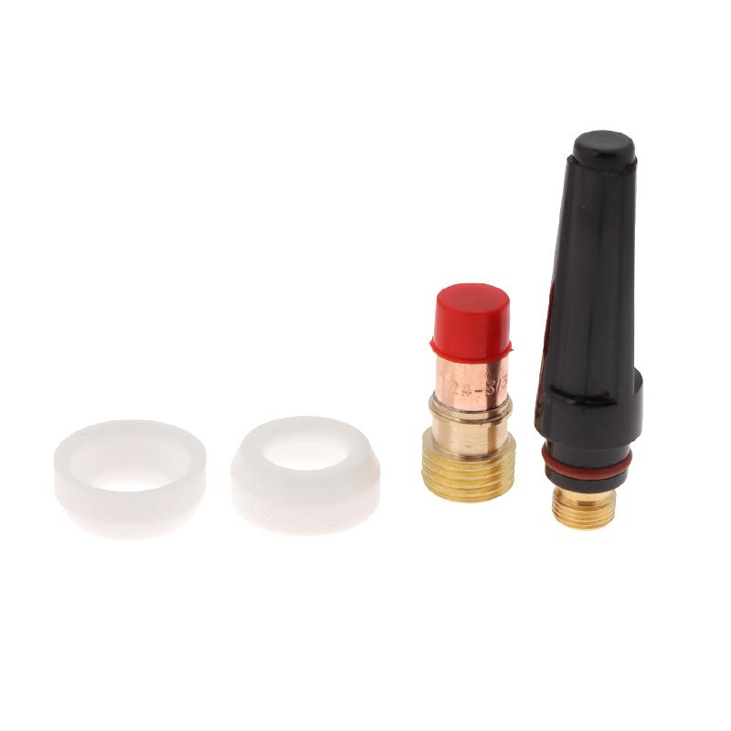10Pcs Tig Welding Torch Set Pyrex Glass Cup Kit Welding Nozzles Kit For Wp-17/18/26 Welding Torch Accessories Soldering Supplies