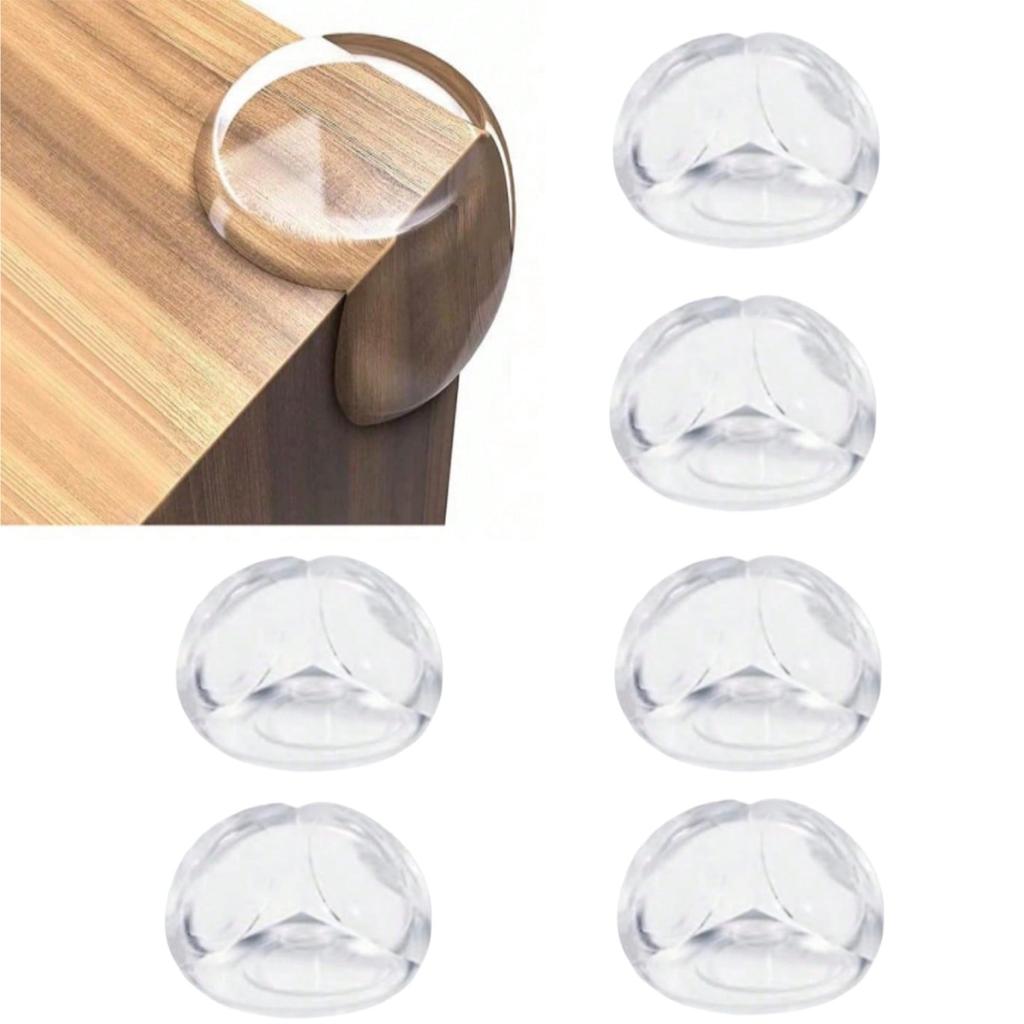 4-20PCS Children Safety Silicone Transparent Protective Cover Children's Anticollision Table Corner Edge Protective Cover Guards
