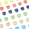 10 unids/bolsa 10 mm hecho a mano colorido forma de corazón cuentas de cerámica cuentas espaciadoras de porcelana para pulsera collares joyería DIY fabricación artesanal
