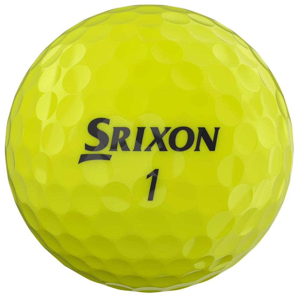 Srixon Unisex Adult Yellow Golf 12 US Balls, Yellow,