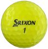 Srixon Unisex Adult Yellow Golf 12 US Balls, Yellow,