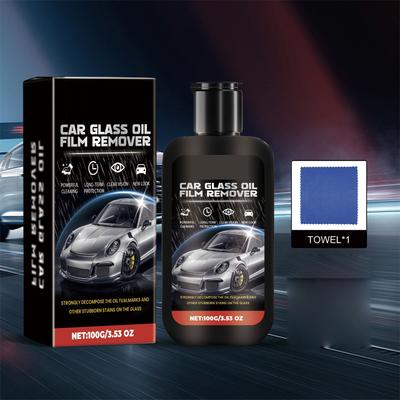 Car Glass Coating Paste Windshield Cleaning Decontamination Waterproof Car Window Rainproof Car Cleaning 100g
