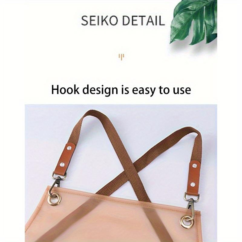 Stylish & Durable All-in-one Apron - Resistant, Transparent with Adjustable Straps, Ideal for Hairdressers, Barbers, Housewives & Chefs