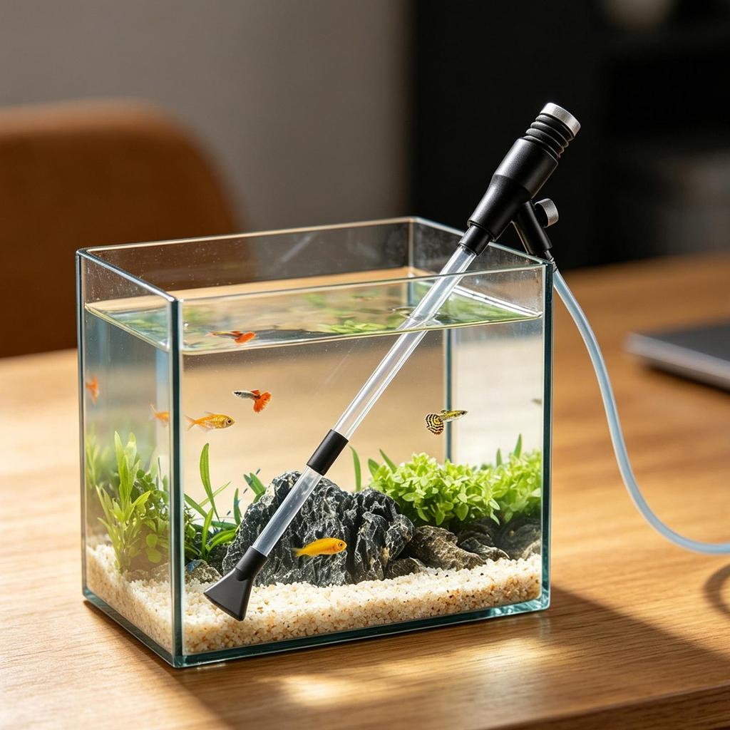 Aquarium Vacuum Gravel Cleaner Manual Hand Pump Aquarium Siphon Vacuum Cleaner For Maintenance Cleaning Reptile Shrimp Home