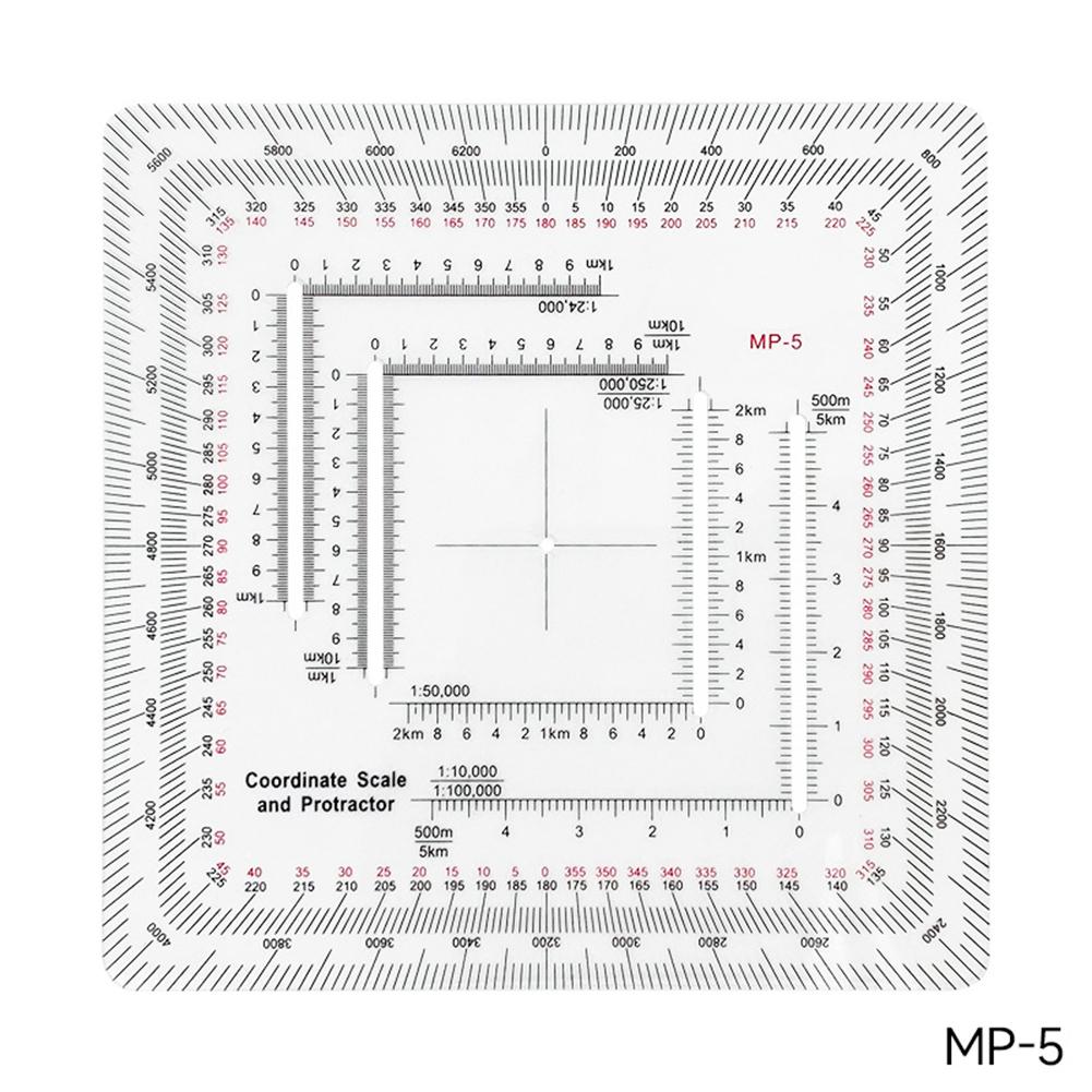 Acrylic Ruler Construction Ruler For Precise Measurements 2.75 X 2.75 7 Cm X 7 Cm Transparent Color Crescent Shape