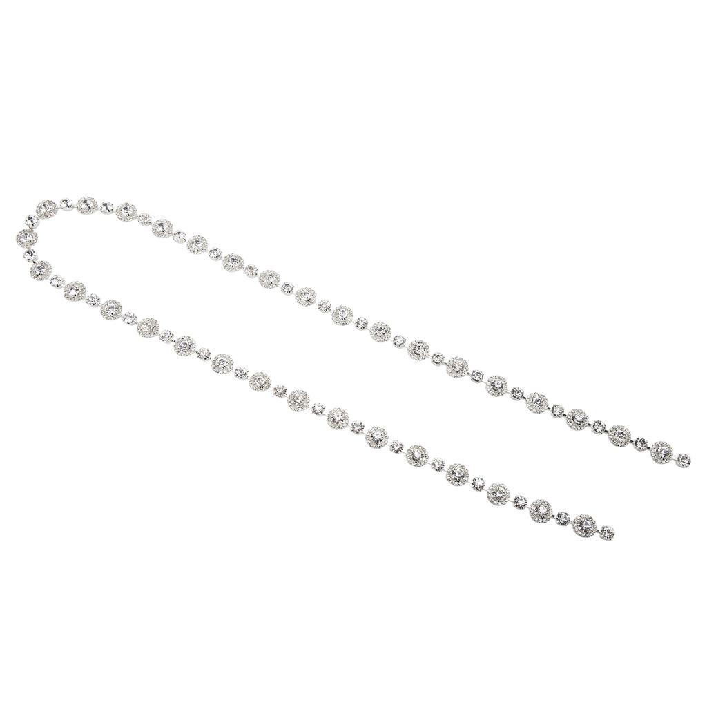 1yd Rhinestone Chain Strong Practicability Shining Dazzling Beautiful Rhinestone Claw Chain for DIY Garment Decoration