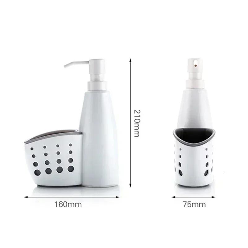 Household Shower Gel Separately Bottled Bathroom Storage Box Two In One Storage Rack Multi-function Lotion Bottle Storage Tank