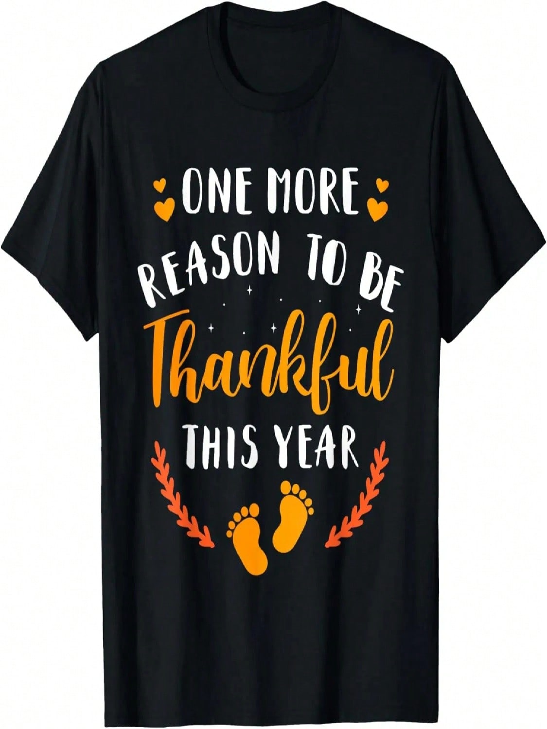 One More Reason Be Thankful This Year Thanksgiving Pregnancy T-Shirt S разноцветный