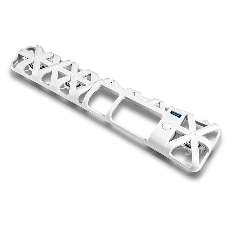 

Для PS5 Slim Cooling Fan со светодиодной подсветкой для PlayStation 5 Slim Disc и Digital Editions Cooling System Cooler Base Accessories белый