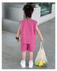 Boys' Summer Vest Set, Children's Summer Sleeveless Thin Style Children's Clothing, Fashionable and Stylish Summer Wear 2026 New Item