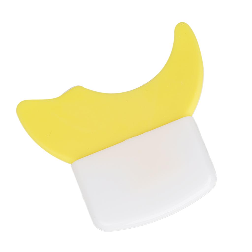 Half Moon Shape Silicone Eyeliner Aid Multifunctional Short Handle Silicone Winged Tip for Makeup