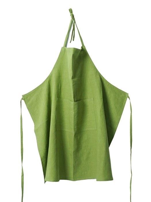IMdesign APRON-WASHED LINEN, LIME LIME