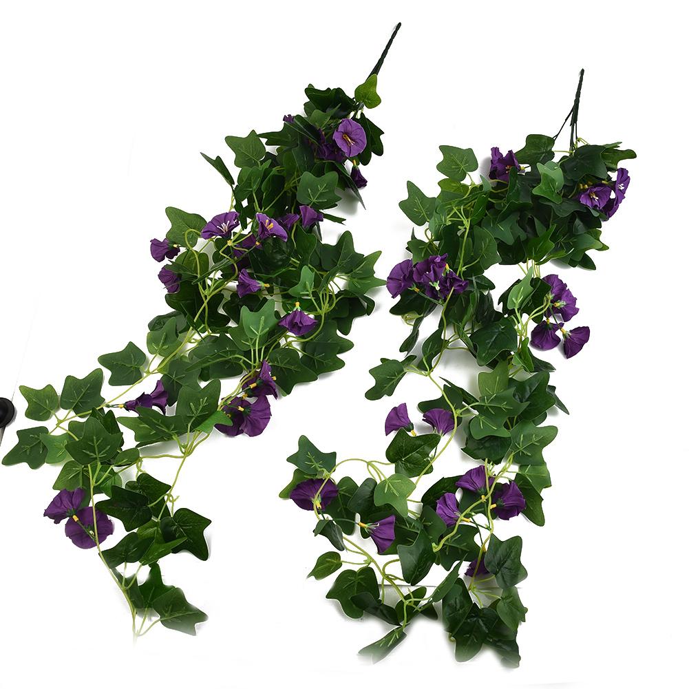 Viță de vie artificială suspendată pentru interior, flori de mătase, plantă de viță de vie