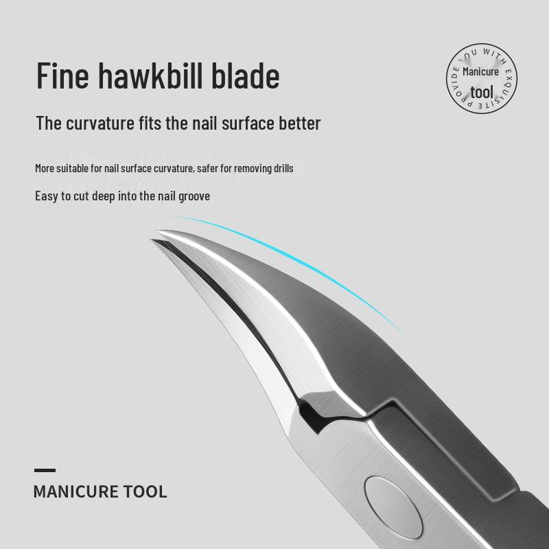 Nail Art Diamond Pliers for Cutting & Trimming Ingrown, Thick Toenails & Chains