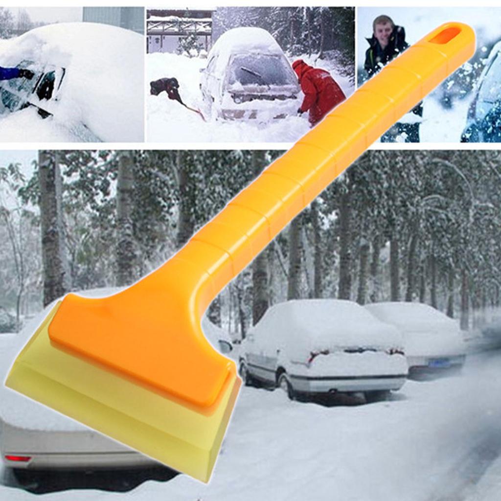 Car Windshield Ice Scraper Long Handle Versatile Car Snow Removal Scraper Ice Crusher Breaker for