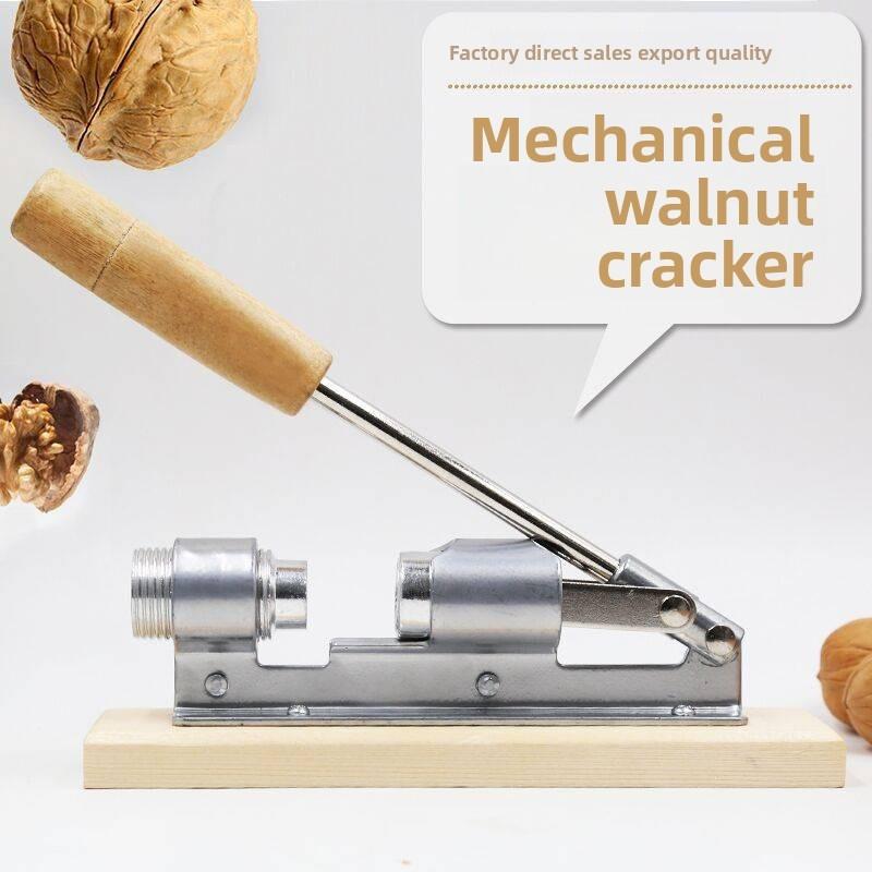 Mechanical Walnut Cracker With Stainless Steel Construction For Nut Breaking And Food Prep