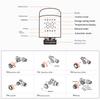 Smart Thermostatic Valve Compatible with For ZigBee Featuring Remote App Control and Customizable Weekly Scheduling