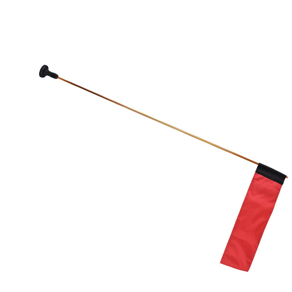 Large Kayak   Flag with Pole, Storage Bag, Screws and Track Mount Base High Visibility 20x5.6 Inch