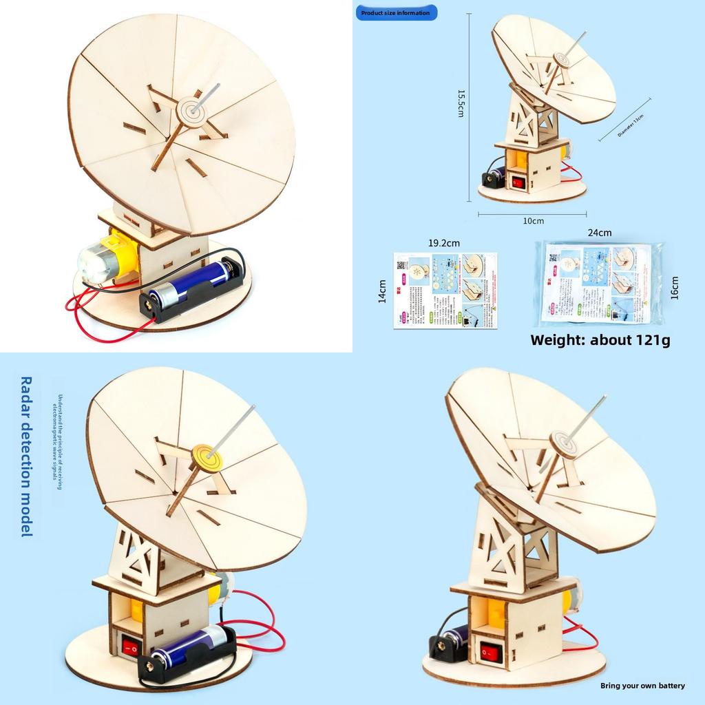 Science Diy Radar Detector Model Kit For Kids Educational Stem Toy