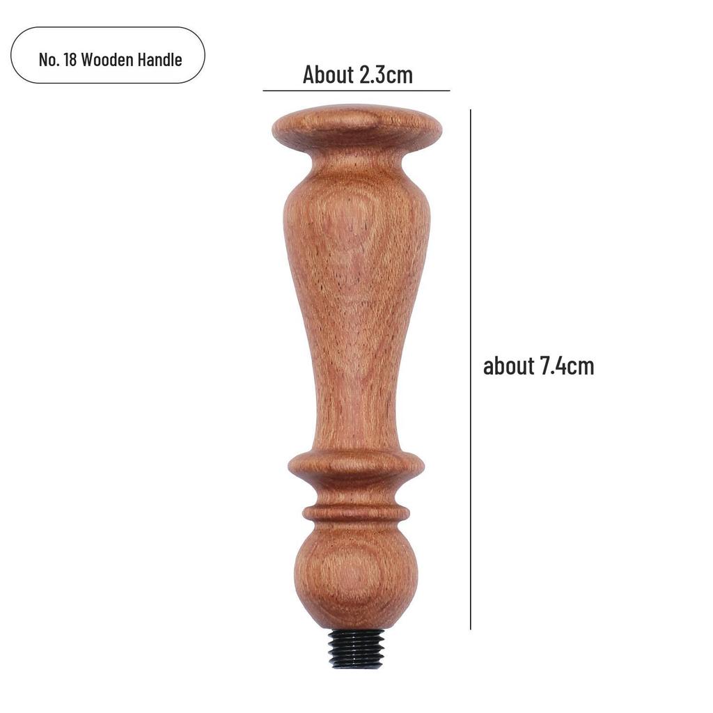 Rosewood Wax Seal Handle - Retro European Style for Envelopes