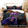 Game Dungeon Defenders Bedding Set Cartoon Anime Adult Kid Bedroom Duvet Cover Sets 3D Print Anime Home Textile