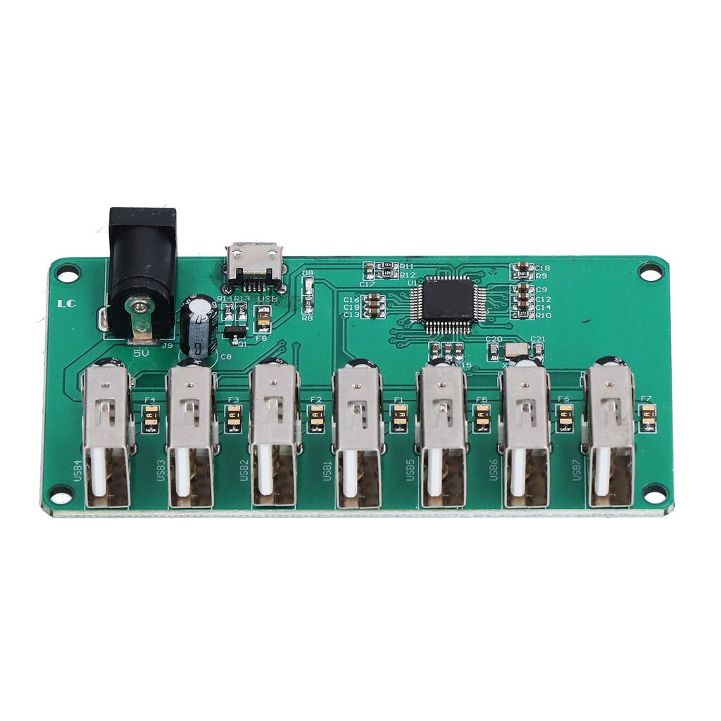 USB2.0 Hub Module 1 to 7 Port Drive Free Expansion Board for Windows for Linux for Android