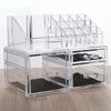 Cosmetics Storage Box Acrylic Transparent Drawer Storage Box Large Capacity Desktop Compact Dustproof Makeup Organizer