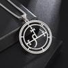 Coole Titanstahl Kurzhantel Anhänger Halskette Langhantel Fitness Anhänger für Männer und Frauen Freizeit Sport Punk Schmuck